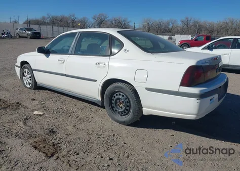 2002 Chevrolet Impala из США, поврежденный, VIN 2G1WF55E629112796